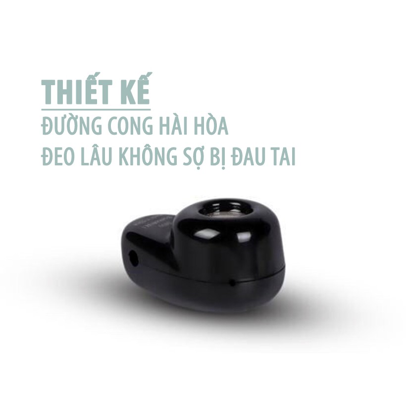 [BH 12 THÁNG] Tai Nghe BLUETOOTH Mini S650 - Tặng 1 dây sạc nhanh 25K- Không Dây - Nhỏ gọn - Chống ồn -  JAVA Shop