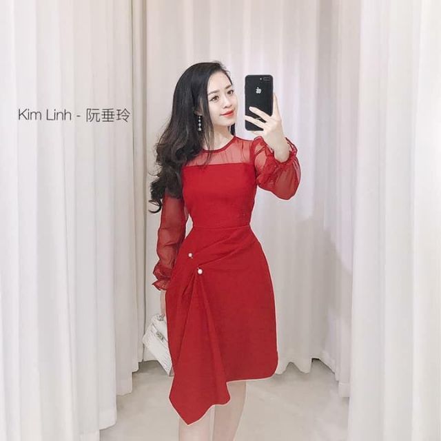 : Đầm dự tiệc, đầm công sở, đầm công chúa, đầm sang trọng, hàng cực đẹp, chất liệu dày dặn