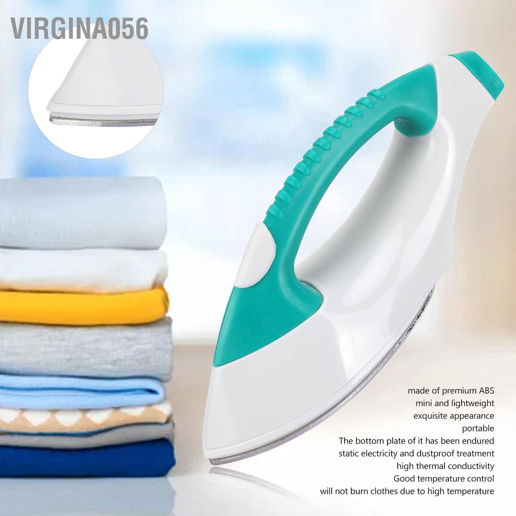 Có thể bán buôn Bàn ủi điện mini ABS Máy quần áo cầm tay cho du lịch ký túc xá Hoa Kỳ Cắm 110V Hàng giao ngayVirgina056