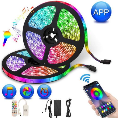 Bộ Mạch điều khiển LED dây đúc LED cuộn Full color, remot 21 key 5-24VDC LED RGB 5050 IC 1903 Neon full