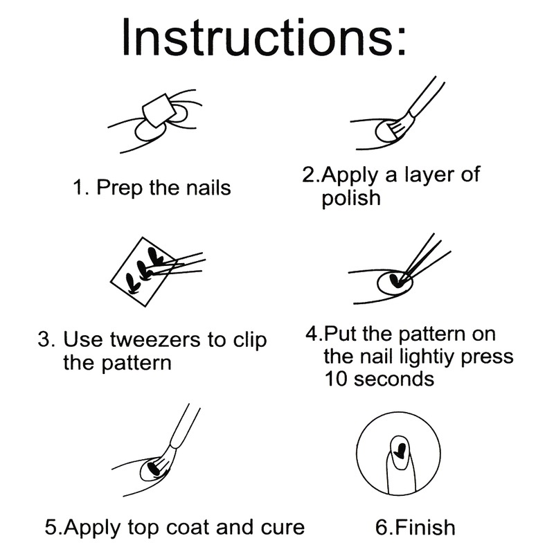 [Hàng mới về] Tấm miếng dán trang trí móng tay họa tiết da báo/ hoa/ hổ 3D nhiều màu sắc tự làm đa dạng tùy chọn