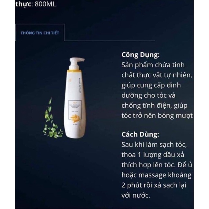 GỘI XẢ LEO siêu mềm mượt_SIÊU PHỤC HỒI_chính hãng 1000%