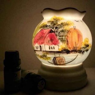 Đèn xông tinh dầu gốm sứ Bát Tràng size to