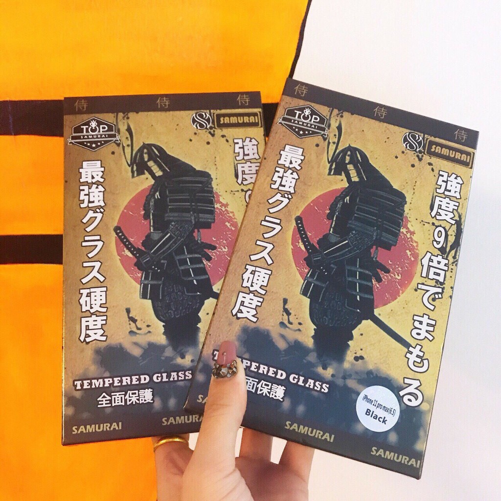Kính cường lực full màn hình Iphone 6 7 8 X XS XR 11 pro max Samurai xịn hơn kingkong