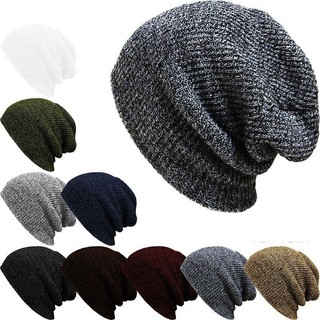 ☛☏❤Men's Women's Knit Baggy Beanie Oversize Winter Hat Ski Slouchy Chic Cap Skull
