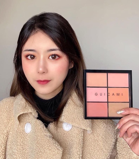 Bảng phấn má 6 ô guicami