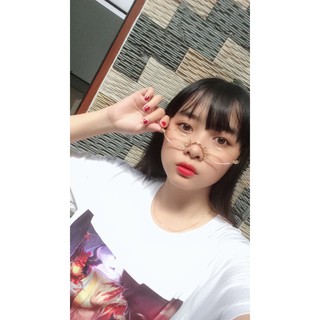 Mắt kính oval mini size nhỏ