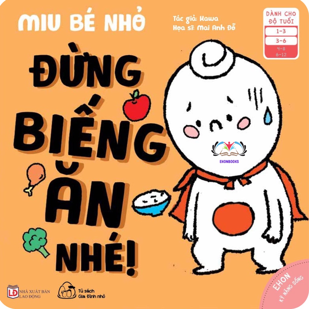 Sách ehon kỹ năng sống - Miu Bé Nhỏ phần 2 - Ehon cho bé 1 12 tuổi cuốn lẻ tùy chọn ehonbooks