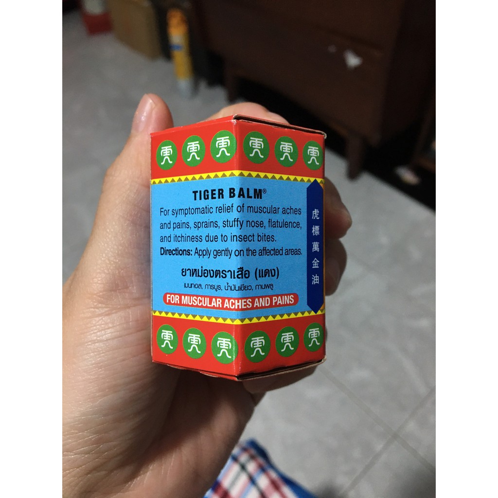 {Dầu Thái chính hãng} Tiger Balm Dầu Cù Là Xoa Bóp Cao Hổ Cốt Đỏ / Trắng 30gr Hàng Chính Hãng Thái Lan