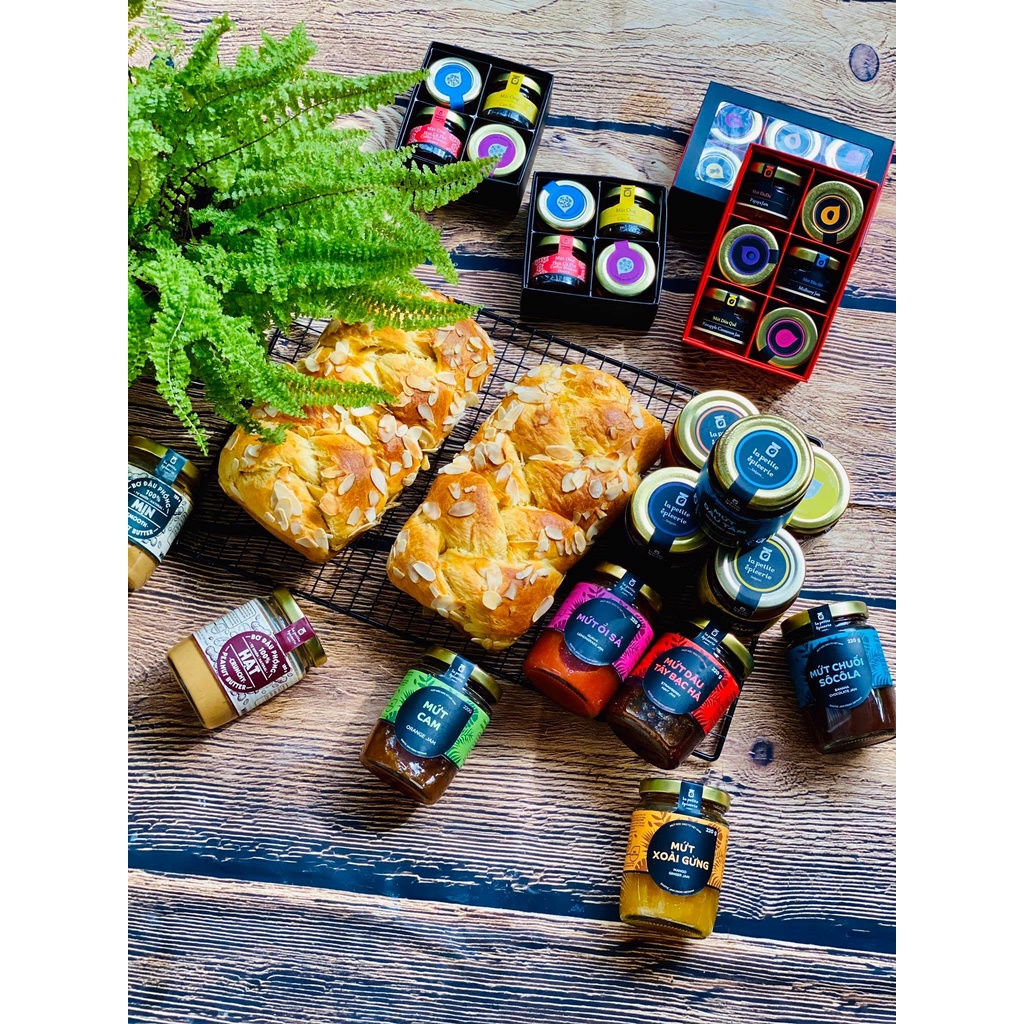 Mứt Chanh Dây - Đậu Khấu 30g phết bánh mì, sandwich, sinh tố làm nhân bánh