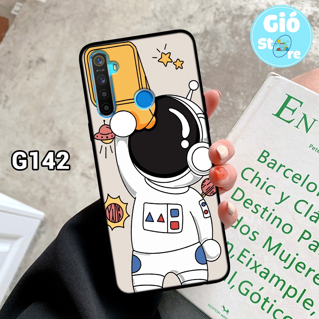 Ốp lưng REALME 5/ 5i/ 5 PRO/ REALME 6/ 6 PRO - Ốp điện thoại REALME in hình vũ trụ, phi hành gia,lưng nhựa cứng viền dẻo