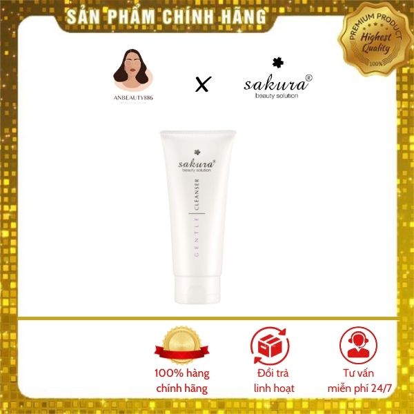 Sữa rửa mặt dành cho da nhạy cảm Sakura Gentle Cleanser - New 2020