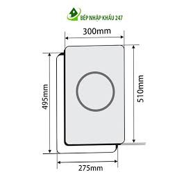 Bếp từ Domino Faster FS 113DI, bếp từ đơn, bếp điện từ, bếp từ giá rẻ