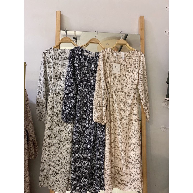 Váy hoa nhí cổ vuông dây đai eo tôn dáng Ulzzang style🌸 VKE9177 Hàng Quảng Châu | BigBuy360 - bigbuy360.vn