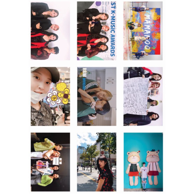 Lomo card ảnh nhóm MAMAMOO update Twitter Full 63 ảnh