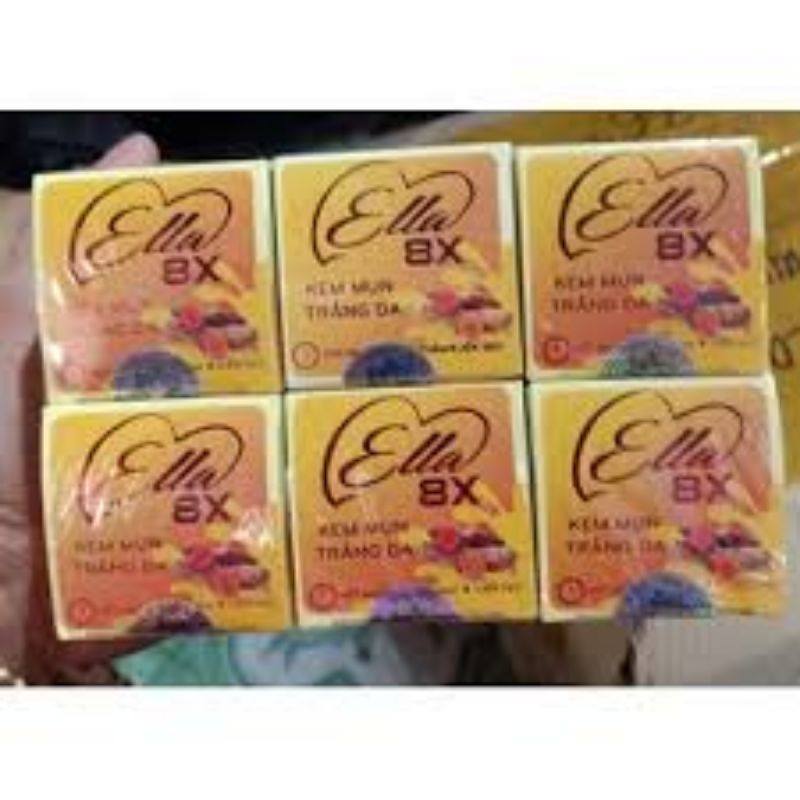 12 hủ kem Ella 8x ngừa mụn thâm