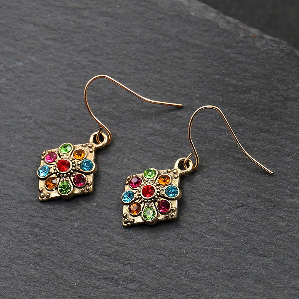 4 Pair/set Ethnic Style Alloy Earring Women Dangling Ear Hook Earring Girls Bohemian Ear Jewelries  【broxah】