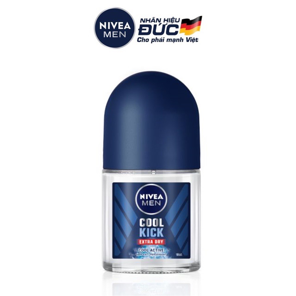 Lăn ngăn mùi NIVEA MEN COOL KICK Mát Lạnh Thơm năng động