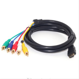 Dây cáp chuyển đổi hdmi sang av 5 rca dài 1.5m