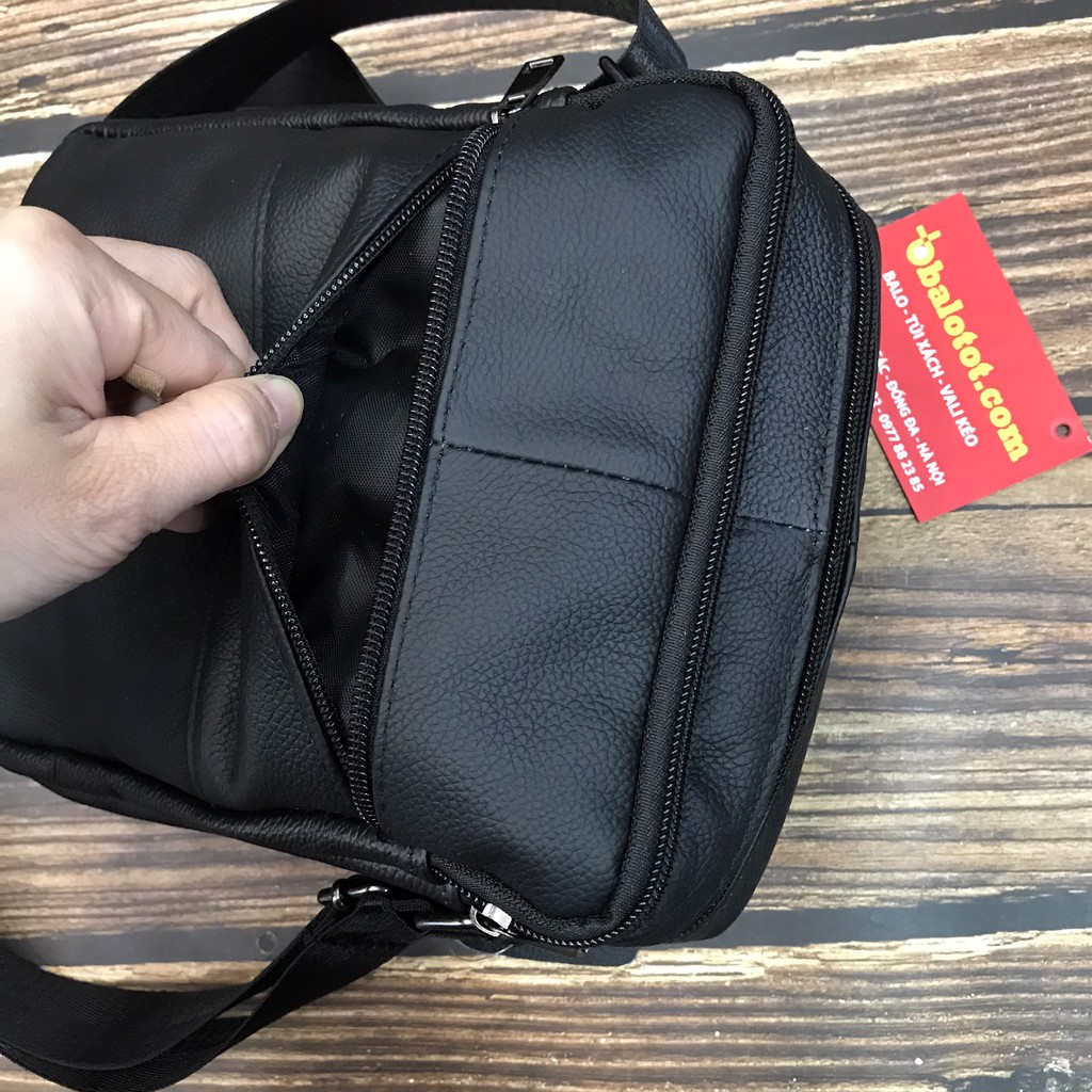 Túi Đeo Chéo Da Bò Nam Đựng Ipad Mini TD7604 ĐỀN GẤP 10 NẾU KHÔNG PHẢI DA THẬT