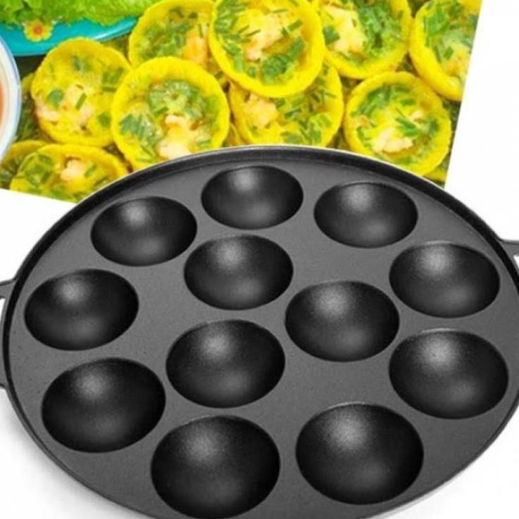 Chảo Làm Bánh Khọt - Hàng Xịn