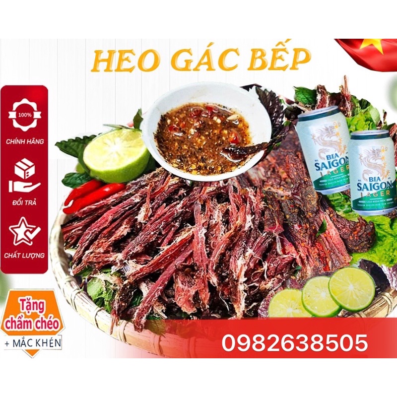 (Loại 1) Thịt heo gác bếp Tây Bắc