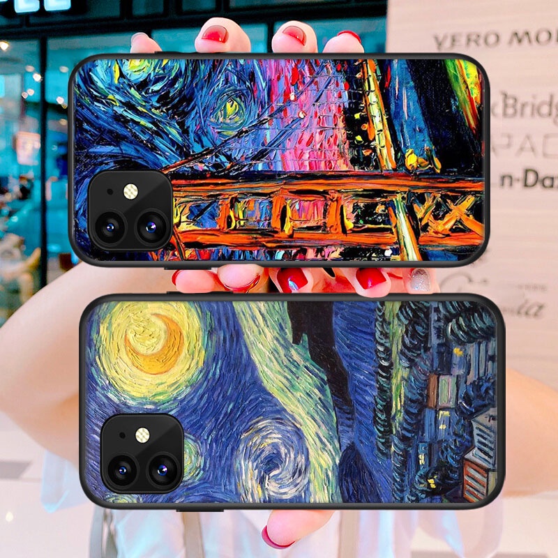 Ốp Điện Thoại Họa Tiết Tranh Van Gogh Dành Cho Xiaomi Redmi Note 10 10S 6A 9C 9A 7 8