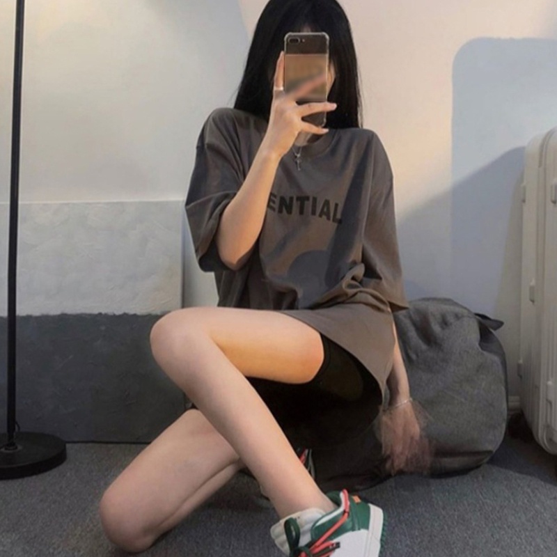 Áo Thun Nữ Oversize Tay Ngắn In Chữ Cá Tính