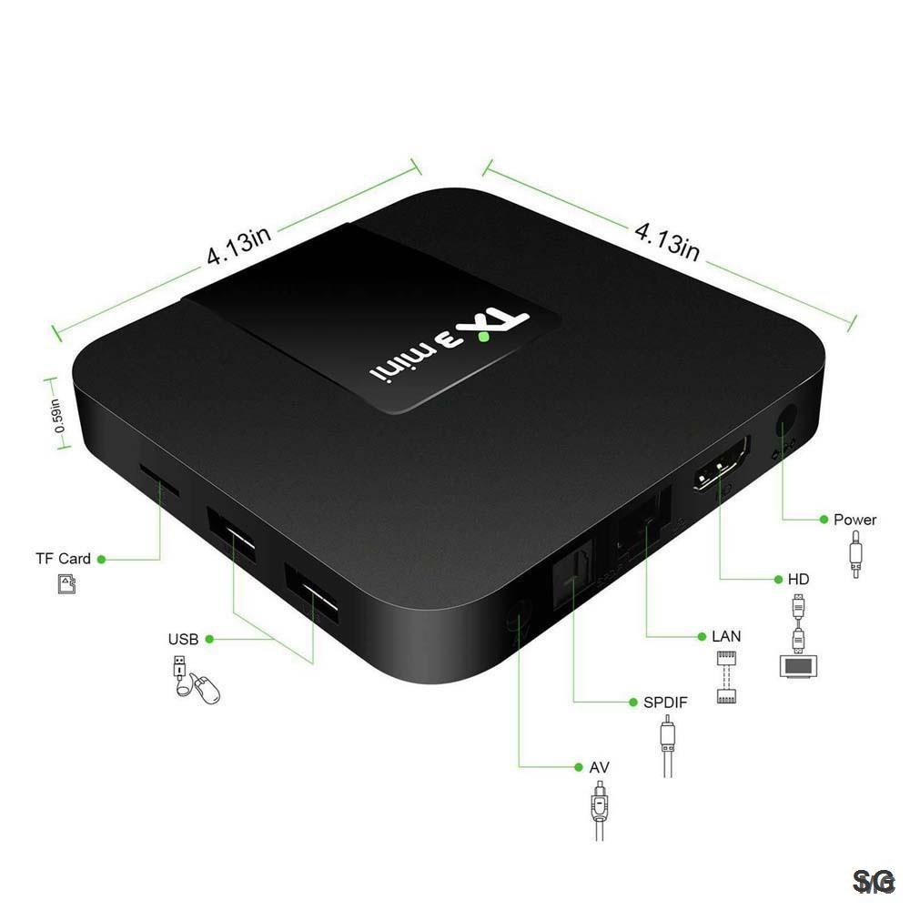 Thiết Bị Đa Phương Tiện Thông Minh Tx3 Mini 4 + 32GB Hdmi HD 4K