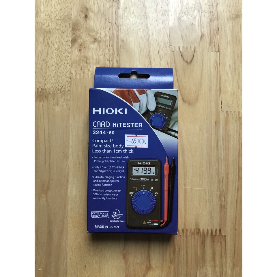 Đồng Hồ Vạn Năng Hioki 3244-60