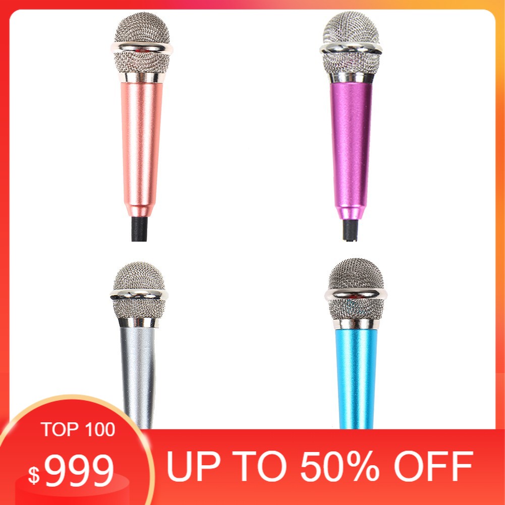 Micro Mini Có Dây Giắc Cắm 3.5mm Dùng Để Hát Karaoke - Lazanoshop