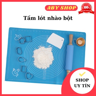 Tấm lót nhào bột HÀNG CAO CẤP tấm lót silicon làm bánh đem lại nhiều tiện