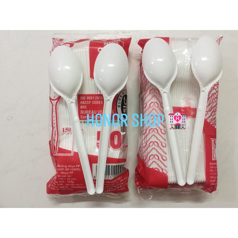 MUỖNG NHỰA CAO CẤP (set 50 cái)