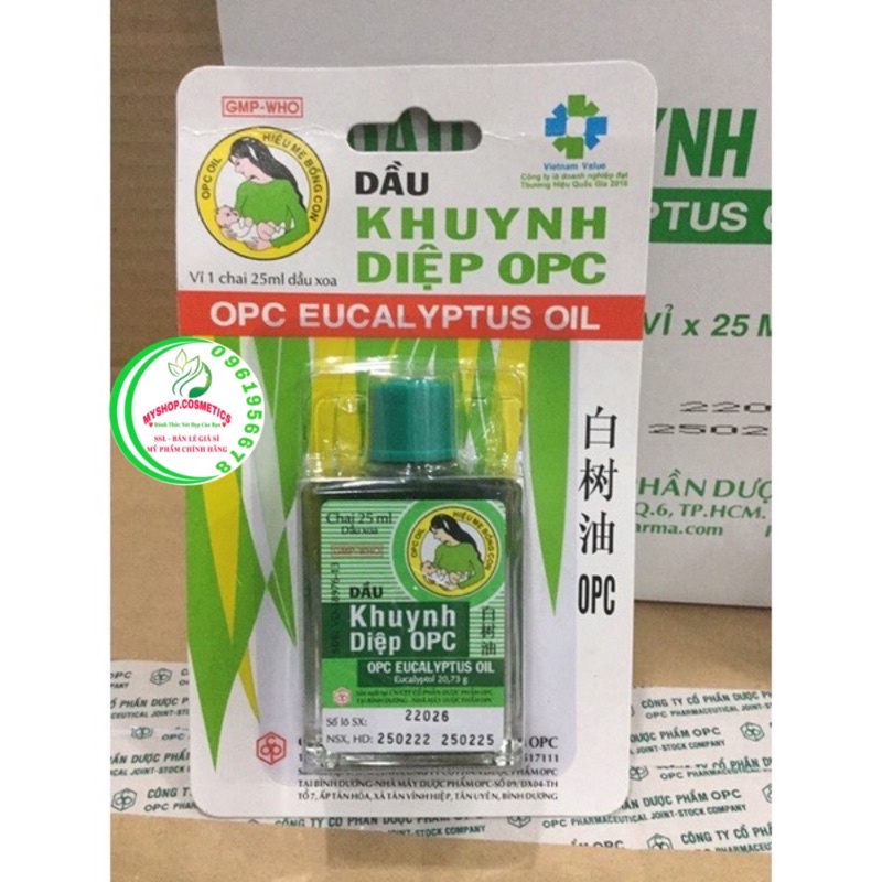 DẦU KHUYNH DIỆP OPC  CHAI 25ml