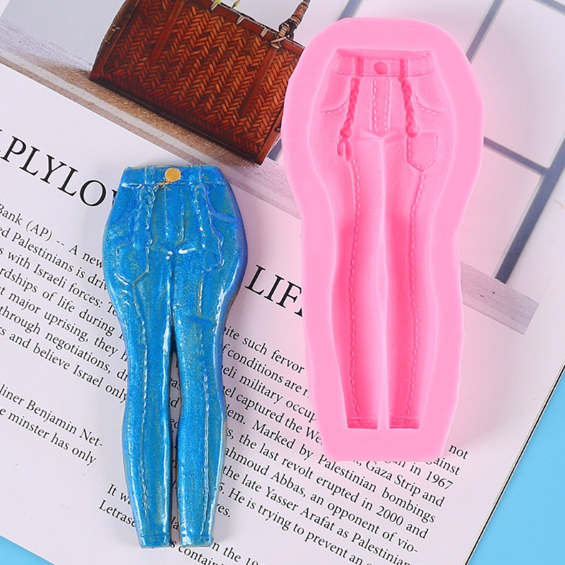 Khuôn Silicone Làm Xà Phòng / Sô Cô La Hình Áo Sweater / Nón / Quần Jean 3D DIY