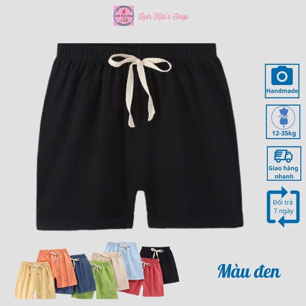 Quần đùi cho bé trai từ 12-31 kg chất đũi hàng Quảng Châu
