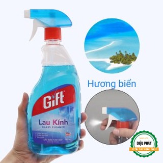 ⚡️ nước lau kính gift sắc biển tươi mát chai 580ml