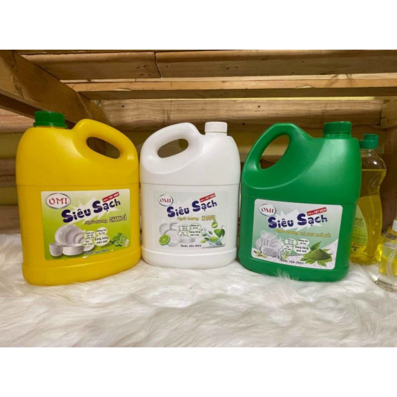 Nước rửa chén OMI 3,6kg siêu sạch