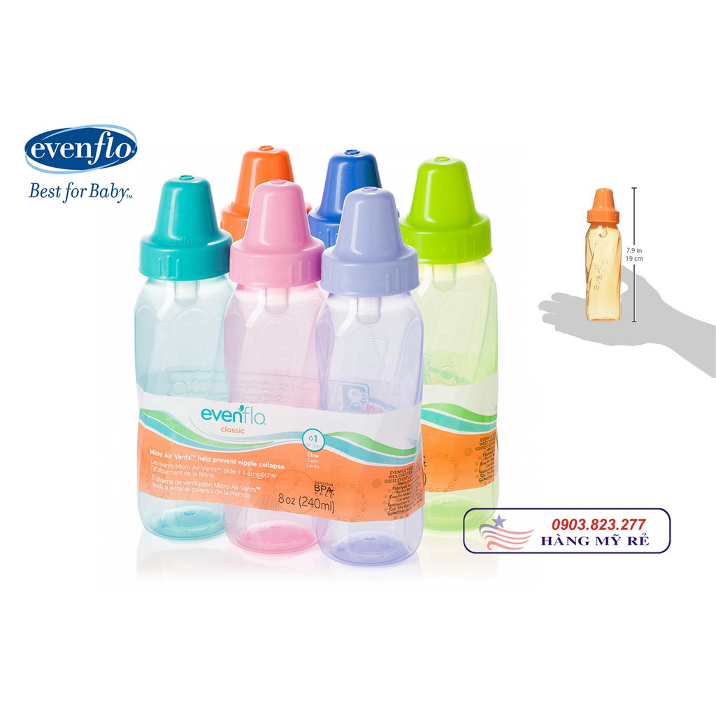 Bình Sữa Cổ Thường Evenflo