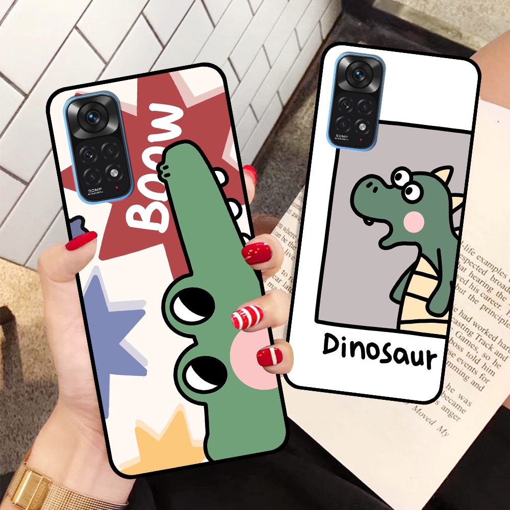 Ốp Xiaomi Redmi Note 11 4G/5G 11s - 11 Pro - Note 11 Pro China in hình cá mập, khủng long dễ thương, cute (T01 - T06)