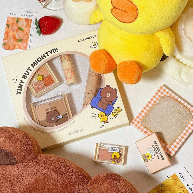 BST trang điểm Romand × LINE FRIENDS "Tiny But Mighty" | WebRaoVat - webraovat.net.vn