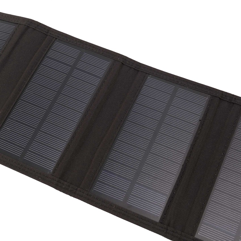 Tấm Sạc Pin Năng Lượng Mặt Trời 12W Gấp Gọn Được Chống Thấm Nước Dành Cho Di Động Ngoài Trời