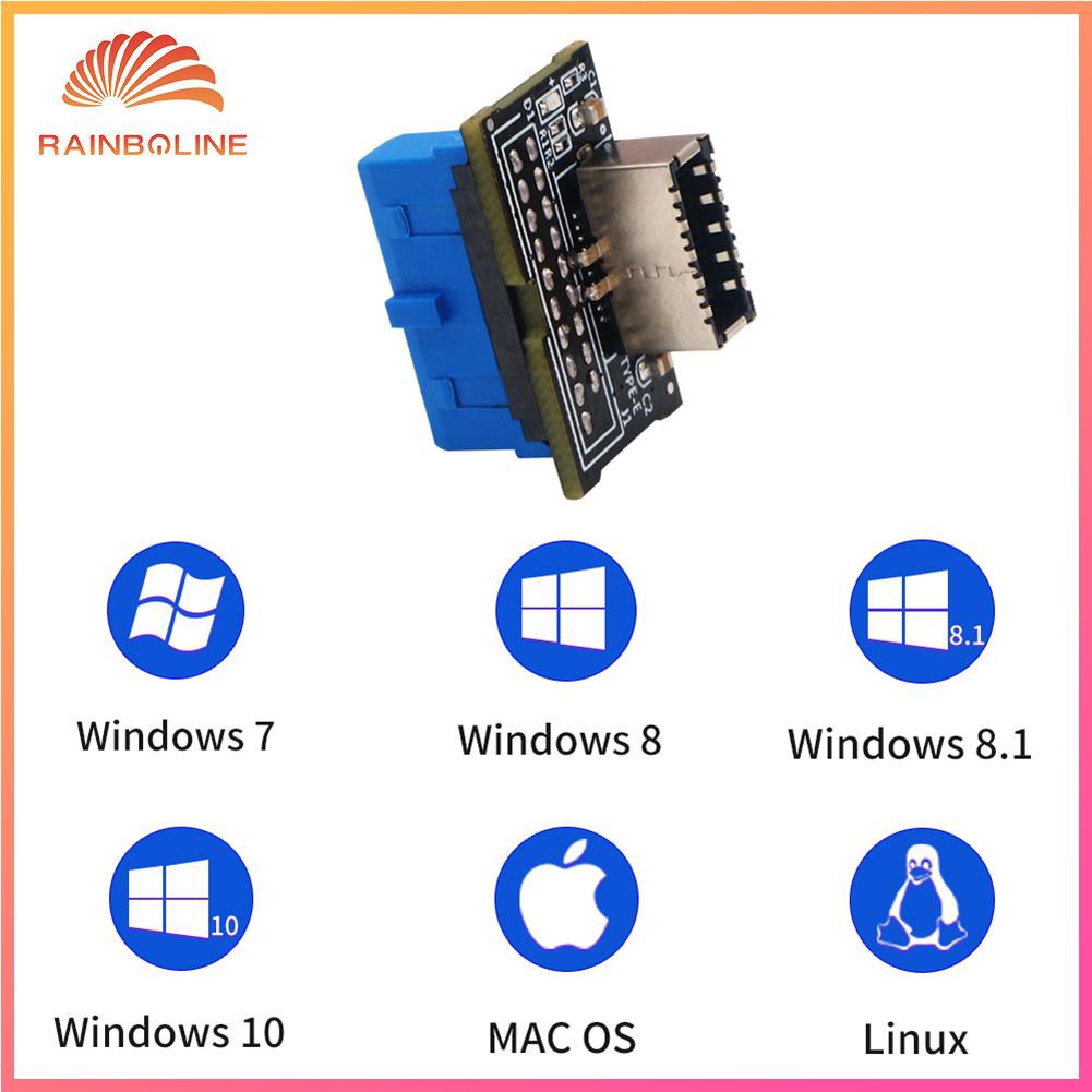 Ổ Cắm Chuyển Đổi Usb 3.0 10gbps 19pin Type-E 20pin | BigBuy360 - bigbuy360.vn