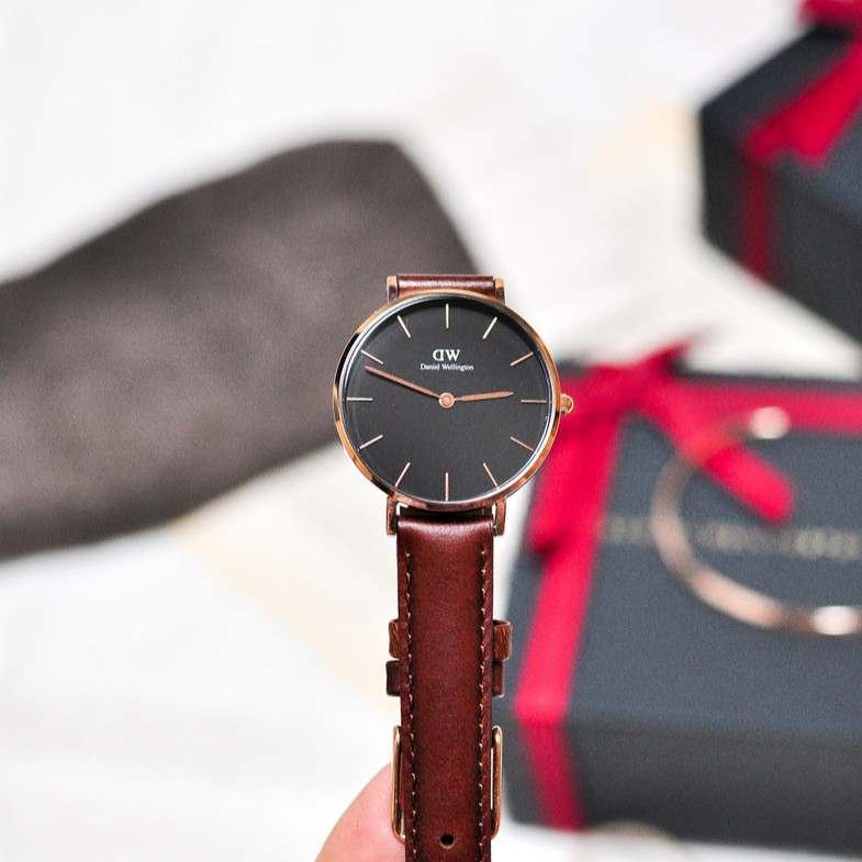 Đồng Hồ Nữ Daniel Wellington Classic Petite St Mawes Black DW Chính Hãng - OtisWatch