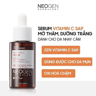 Siêu Tinh Chất Mờ Thâm Dưỡng Trắng Neogen Dermalogy Real Vita C
