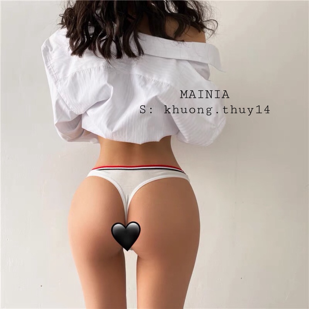 Quần Lót Nữ Cotton Lọt Khe Cạp Viền Thấm Hút Thoáng Mát Mainia Shop