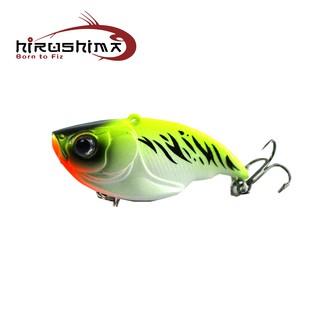 Mồi câu cá Hirushima Vib V5 sơn bền không rỉ có lưỡi 12.5gr