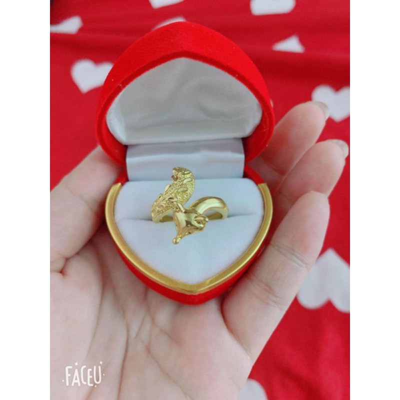 Nhẫn hồ ly bền màu