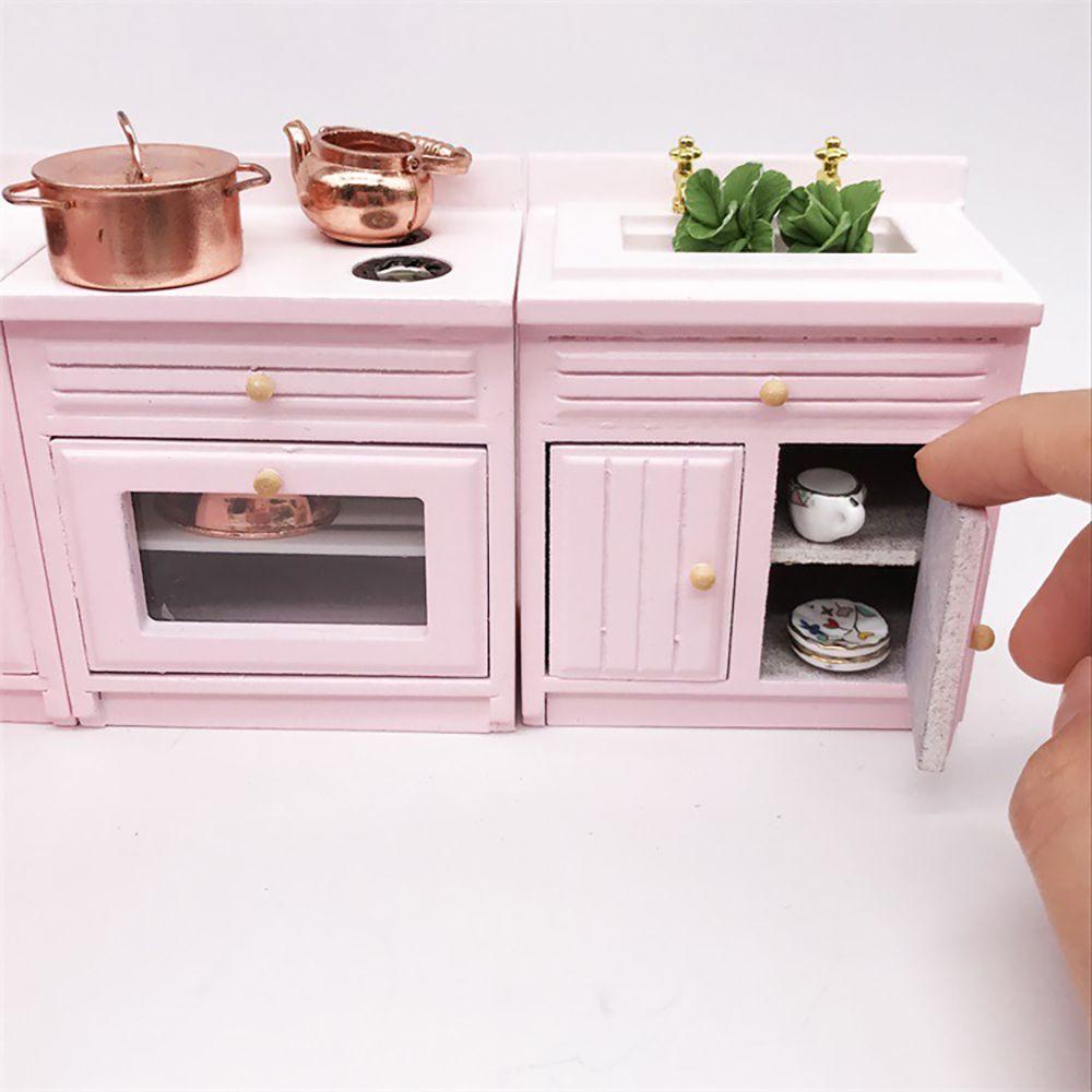 Mô Hình Bồn Nước Bằng Gỗ Trang Trí Nhà Búp Bê
