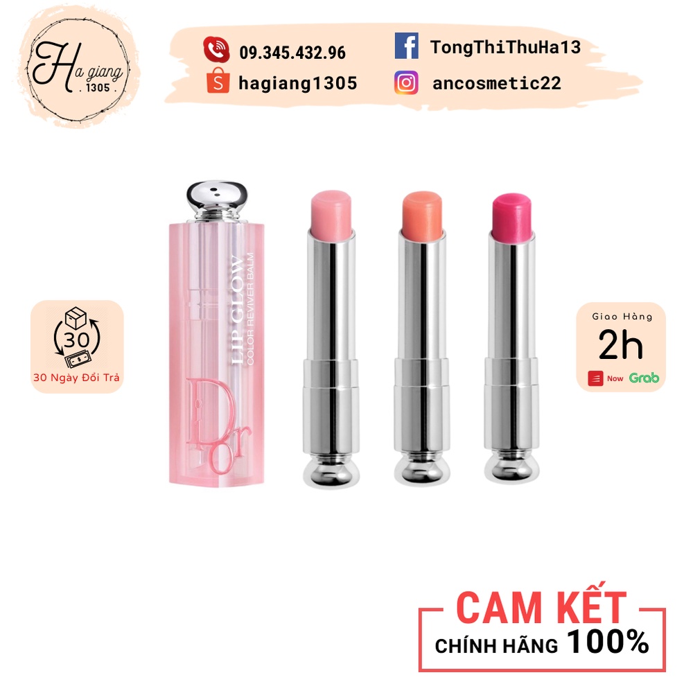 Son Dưỡng Dior Addict Lip Glow Làm hồng môi - Mẫu mới 2022